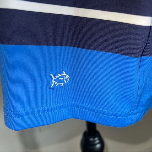 Southern Tide Women’s Soft Knit Striped Dress Crewneck 3/4 sleeves Navy White XS - Picture 9 of 16